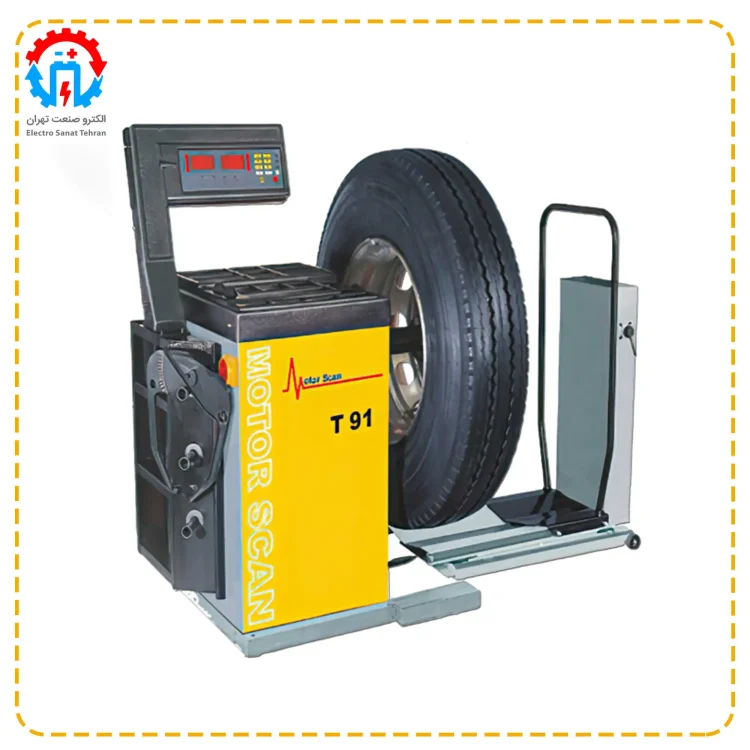 Working wheel balancer with 5.5 horsepower semi-heavy motor